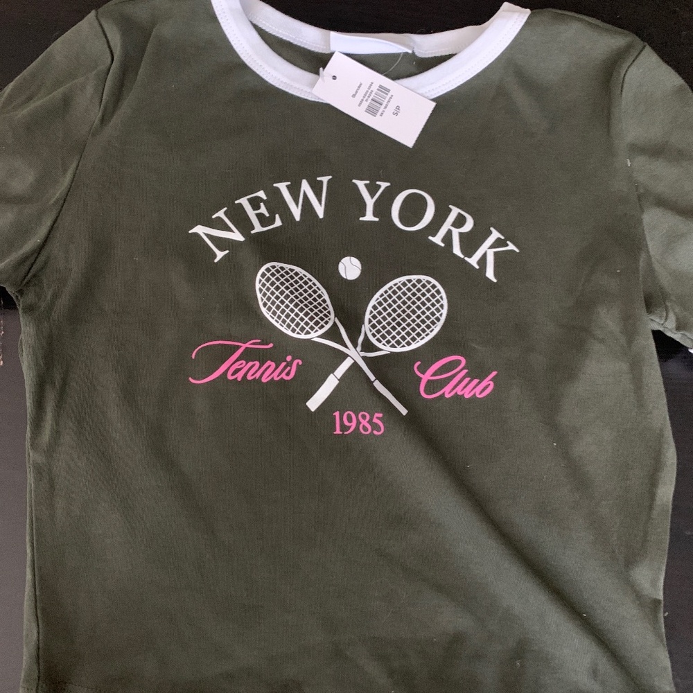 New York cropped t shirt